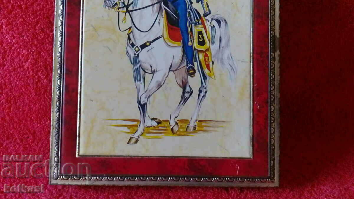 Old beautiful metal box Horseman Soldier Cavalry with price 35.50 BGN | € 18.15 Old beautiful metal box Horseman Soldier Cavalry with price 35.50 BGN | € 18.15