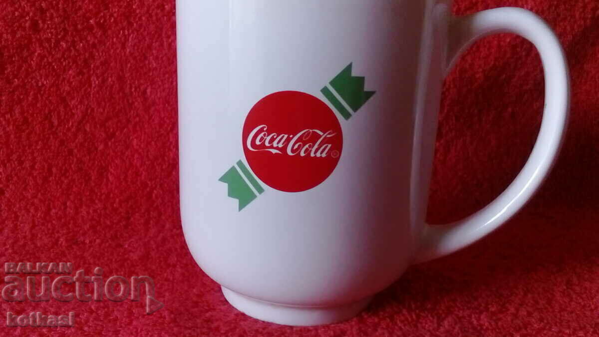 Delivery of Old Retro Rare Coca Cola Porcelain Cup Delivery of Old Retro Rare Coca Cola Porcelain Cup
