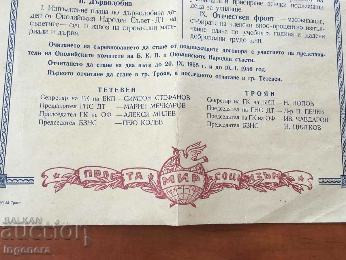 Delivery of AGREEMENT FOR COMPETITION FROM SOCA-1955-TETEVEN-TROYAN Delivery of AGREEMENT FOR COMPETITION FROM SOCA-1955-TETEVEN-TROYAN