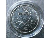 Franța ½ franc 1970