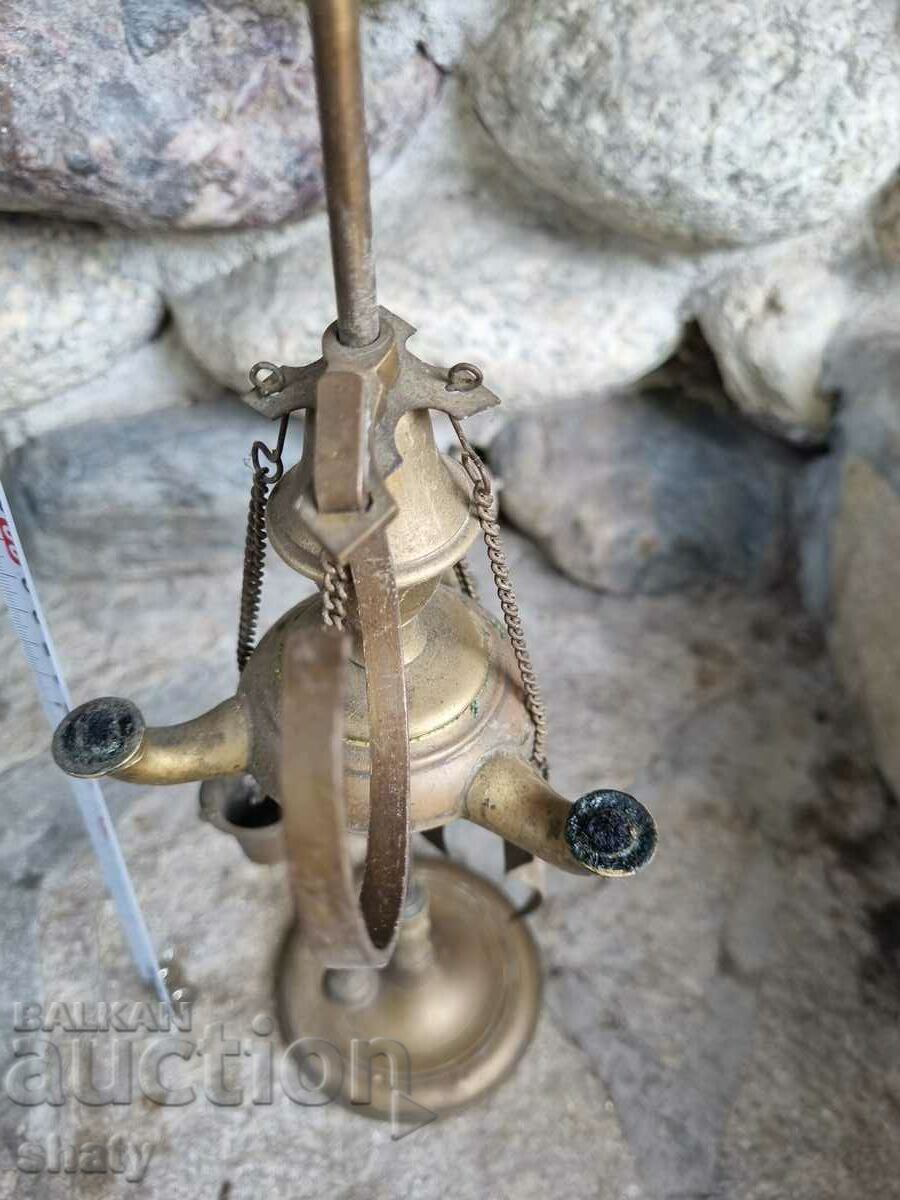 Bronze antique oil lamp. Roman lamp with price 150.00 BGN | € 76.69 Bronze antique oil lamp. Roman lamp with price 150.00 BGN | € 76.69