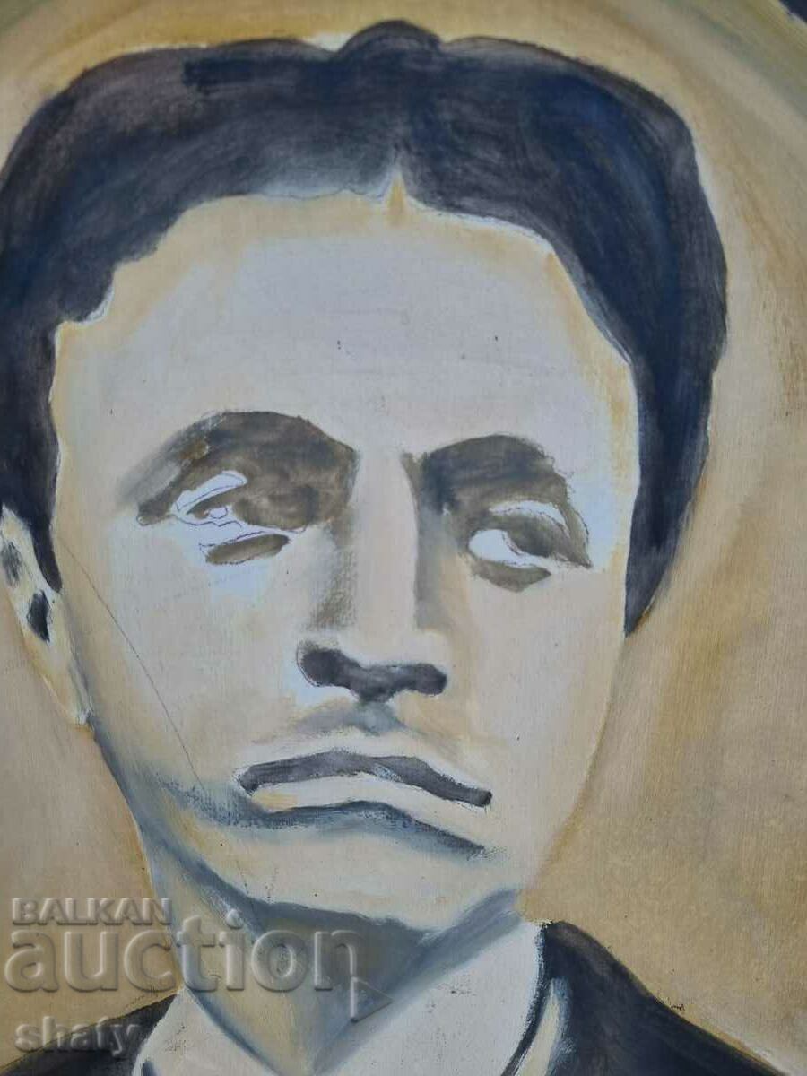 Old painting. V. Levski with price 65.00 BGN | € 33.23 Old painting. V. Levski with price 65.00 BGN | € 33.23