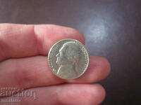 1977 год САЩ 5 цента