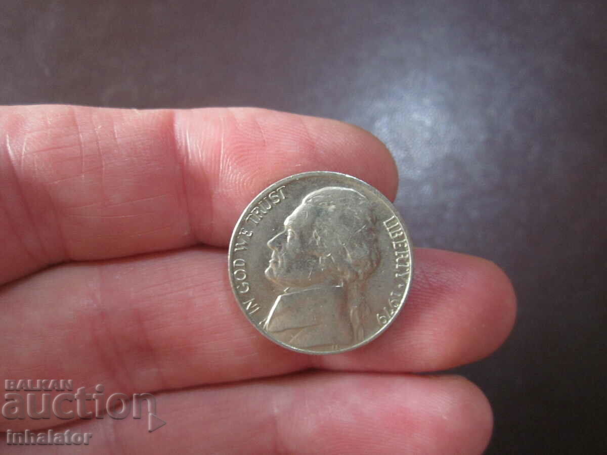 1979 год САЩ 5 цента