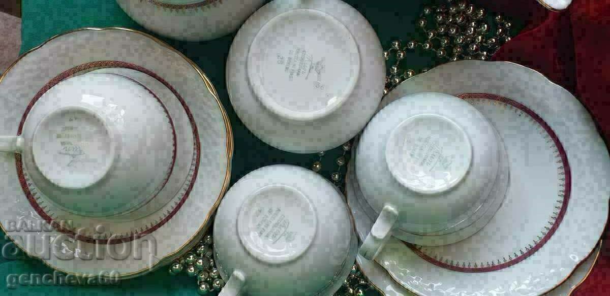 Auction Great porcelain set/DE BOHEME Czechoslovakia Auction Great porcelain set/DE BOHEME Czechoslovakia