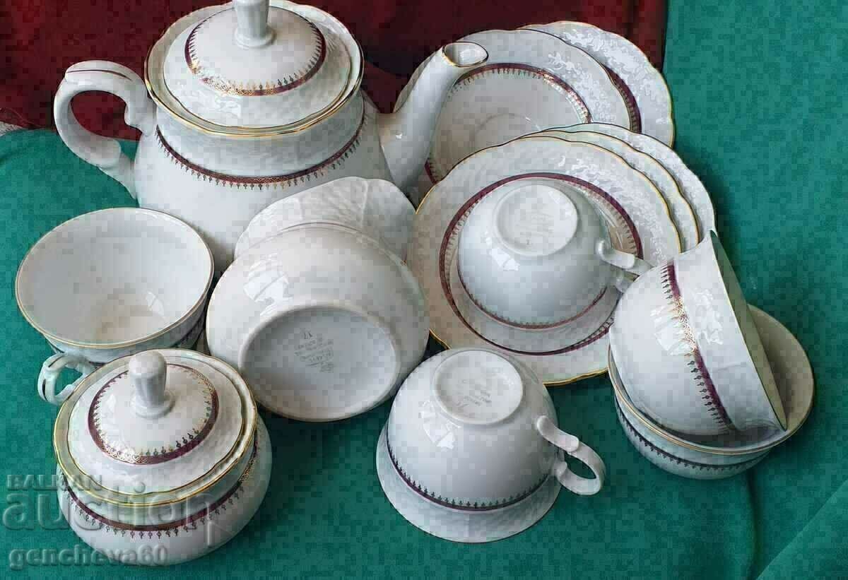 Great porcelain set/DE BOHEME Czechoslovakia - 6 Great porcelain set/DE BOHEME Czechoslovakia - 6