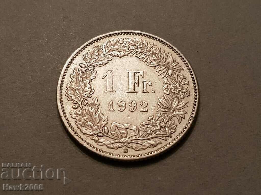 1 ΦΡΑΓΚΟ 1992 ΕΛΒΕΤΙΑ 1 ΦΡΑΓΚΟ 1992 ΕΛΒΕΤΙΑ