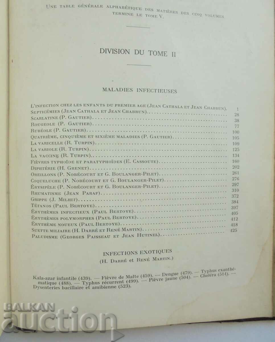 Traité de Médecine des Enfants. Tome 2 P. Nobécourt 1934 г. - 5 Traité de Médecine des Enfants. Tome 2 P. Nobécourt 1934 г. - 5
