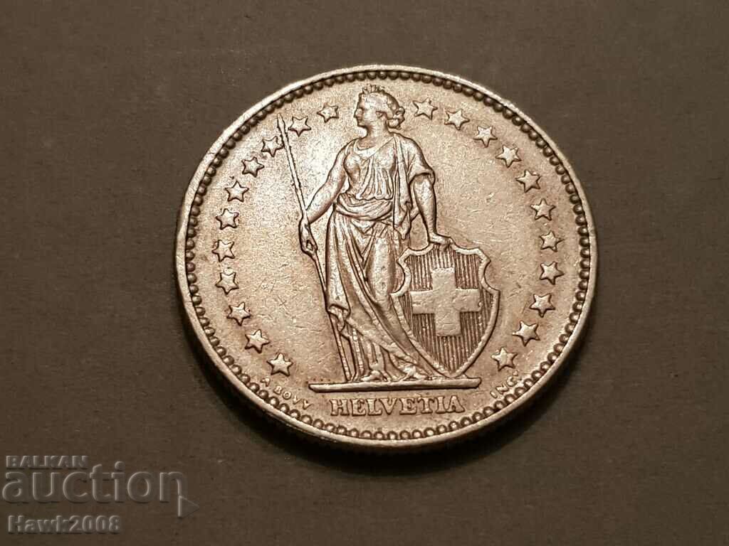 2 ФРАНКА 1968 година ШВЕЙЦАРИЯ с цена 5.00 лв. | € 2.56 2 ФРАНКА 1968 година ШВЕЙЦАРИЯ с цена 5.00 лв. | € 2.56