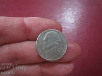 1993 USA 5 cent letter R