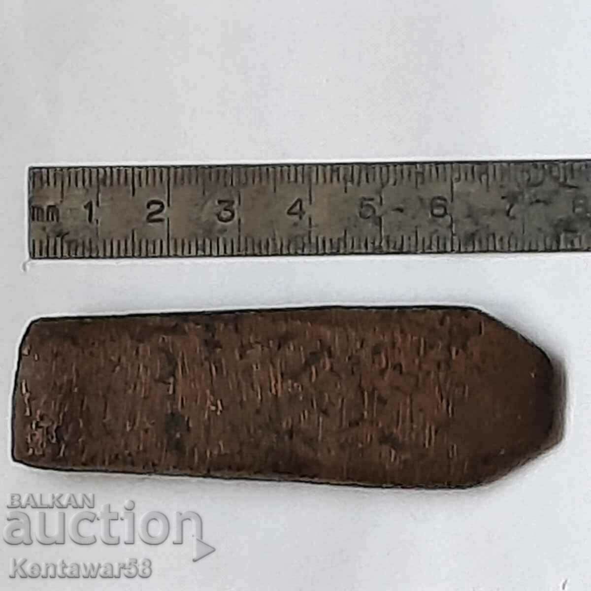 Χάλκινη άκρη για μεγάλο κολλητήρι. Χάλκινη άκρη για μεγάλο κολλητήρι.