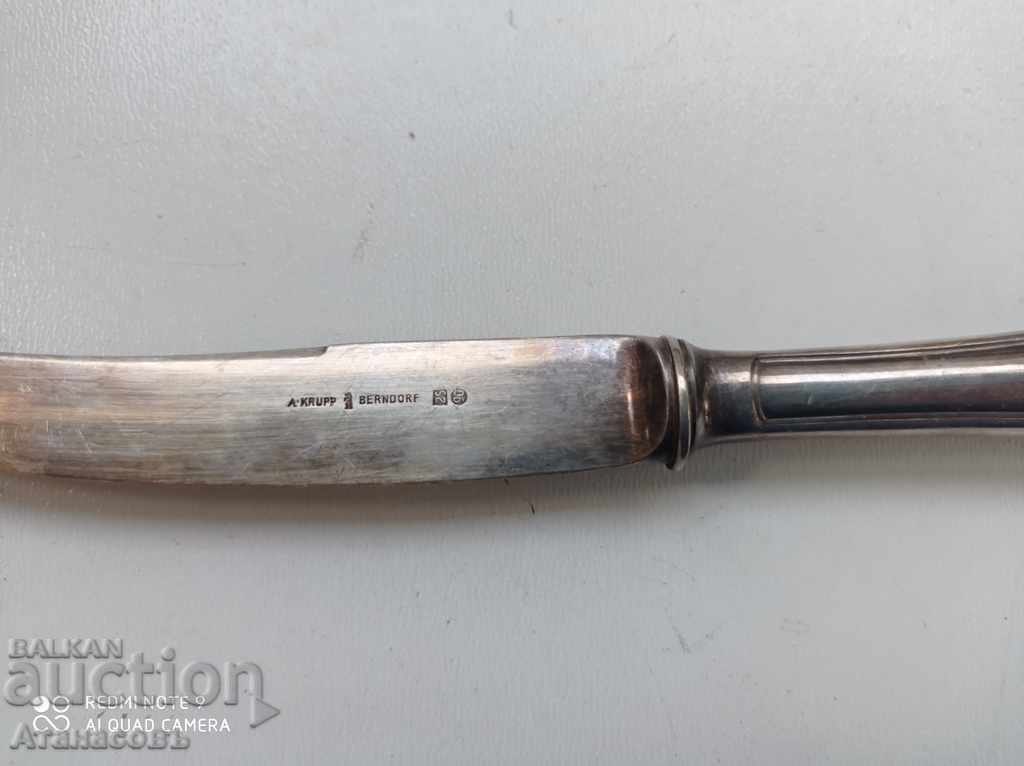 A. Krupp Berndorf fork and knife set Silver 90 microns - 5
