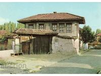 Παλιά καρτ ποστάλ - Panagyurishte, σπίτι Tuteva