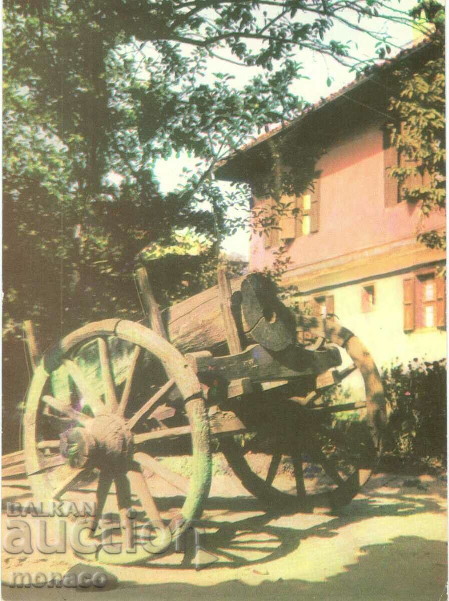 Old postcard - Panagyurishte, Chereshovoto topche