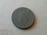 5 cents 1917 BULGARIA coin zinc -11