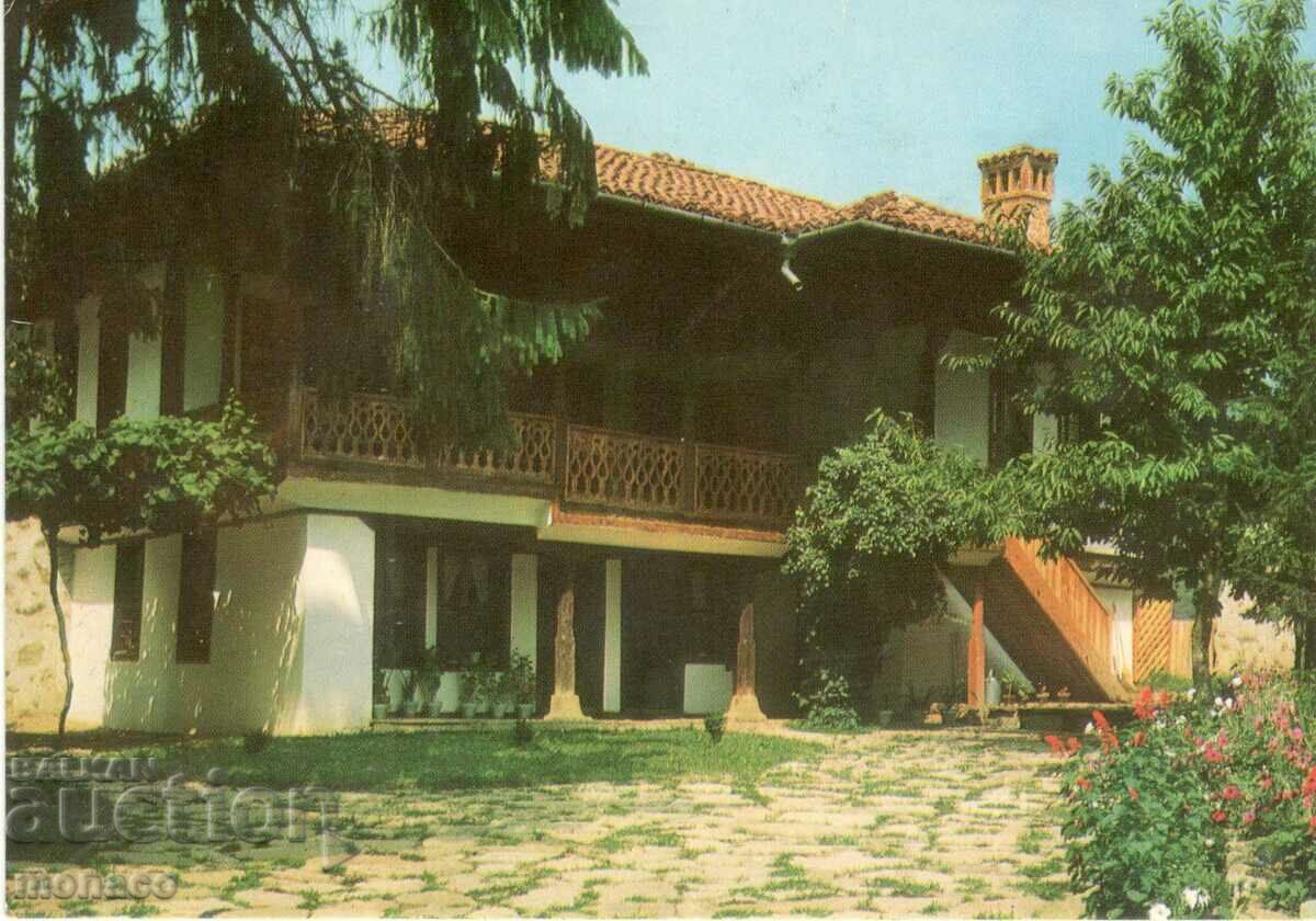 Παλιά κάρτα - Panagyurishte, Σπίτι βουλγαροσοβιετικής φιλίας