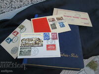 Old binder with postage stamps - Bulgaria