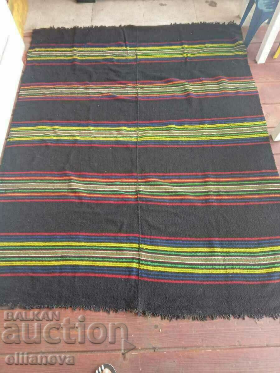 old wool woven rug 200*160cm unused