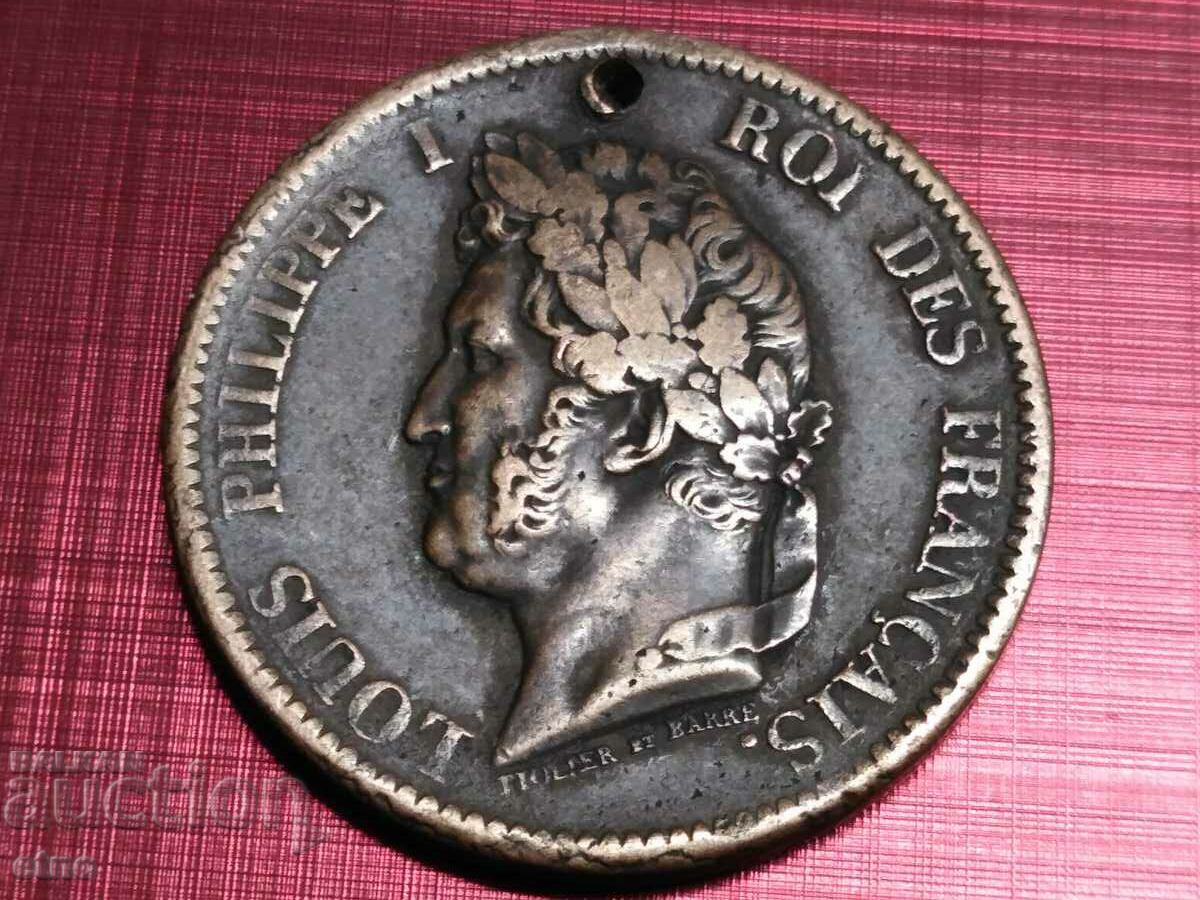5 σεντ 1841, ΓΑΛΛΙΚΕΣ ΑΠΟΙΚΙΕΣ