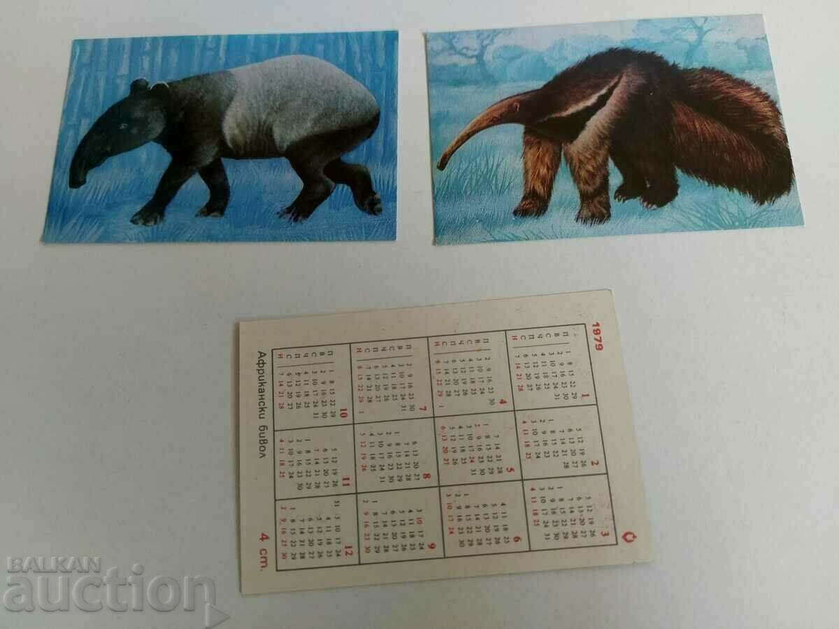 1979 ANIMAL SERIES SOC CALENDAR CALENDAR LOT with price 6.00 BGN | € 3.07