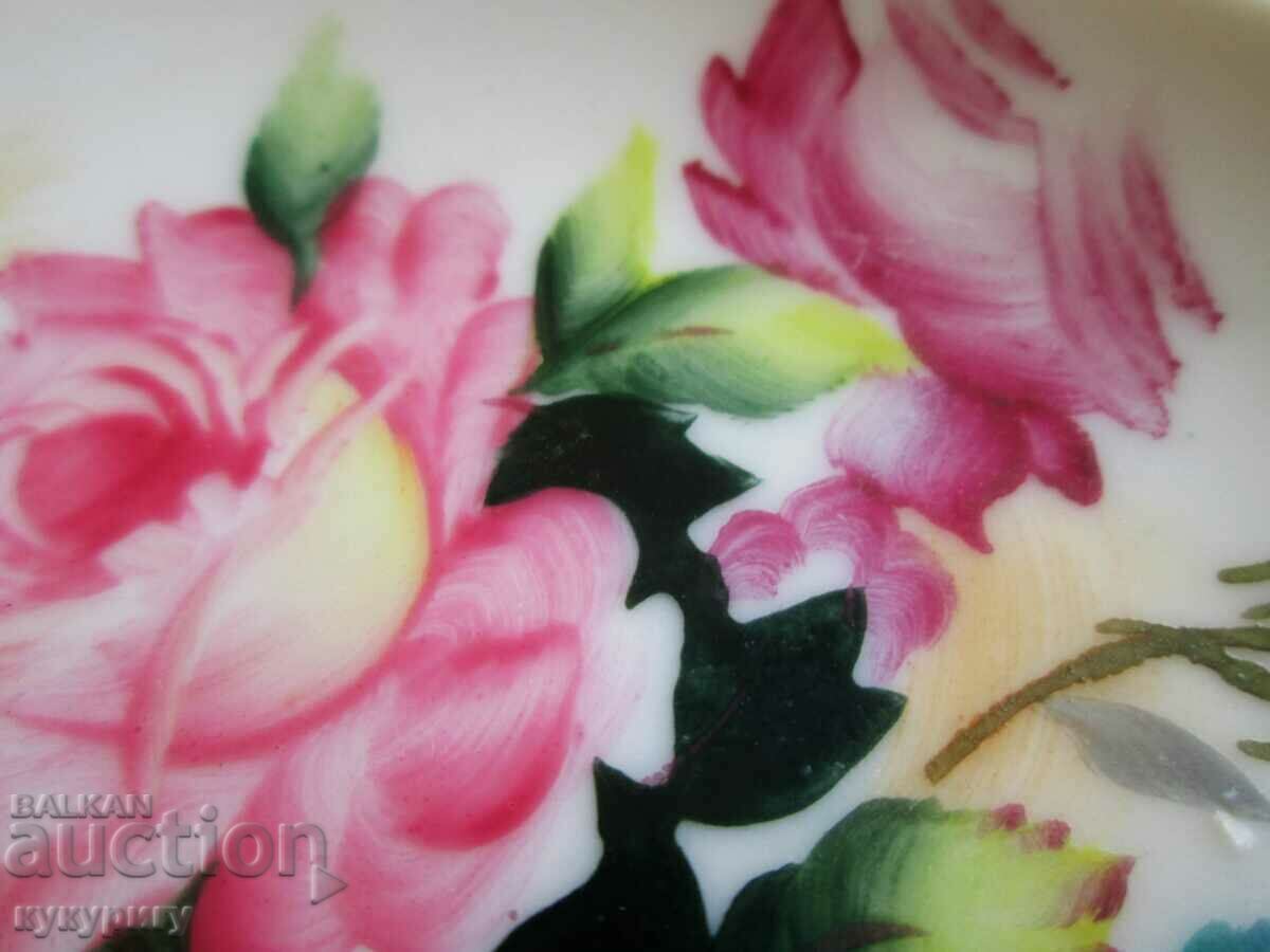 Παλιό ιαπωνικό ζωγραφισμένο μικρό πιάτο τοίχου από πορσελάνη - 5 Παλιό ιαπωνικό ζωγραφισμένο μικρό πιάτο τοίχου από πορσελάνη - 5