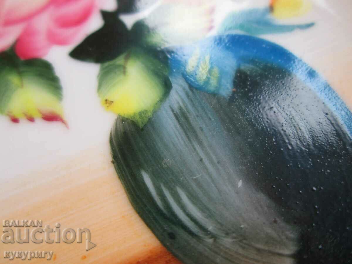 Παλιό ιαπωνικό ζωγραφισμένο μικρό πιάτο τοίχου από πορσελάνη - 6 Παλιό ιαπωνικό ζωγραφισμένο μικρό πιάτο τοίχου από πορσελάνη - 6