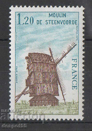 1979. France. Windmill at Steenvoorde, Dunkirk.