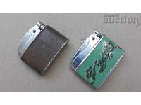 retro vintage lighter lighters two pieces