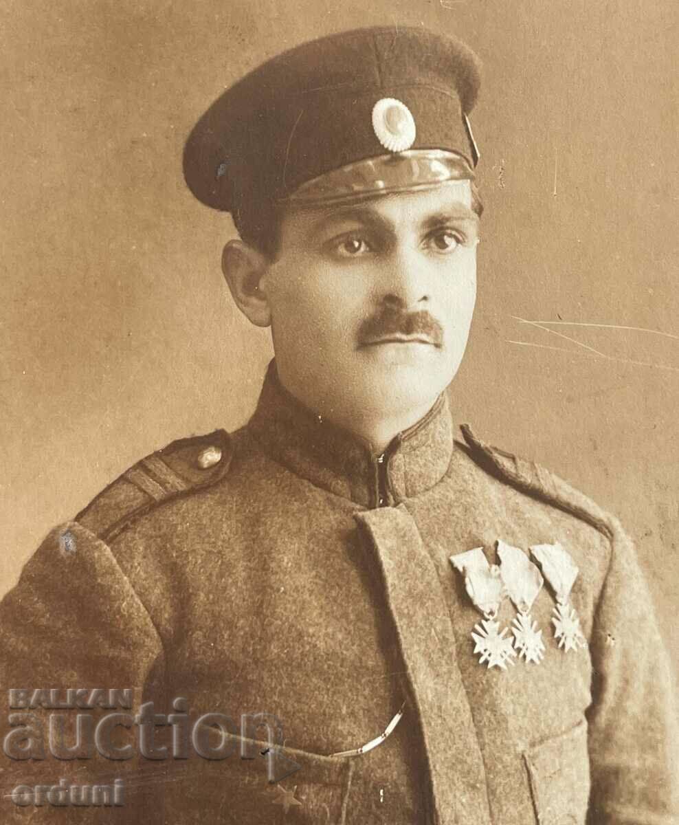 2547 Kingdom of Bulgaria non-commissioned officer three orders for Courage PSV with price 20.00 BGN | € 10.23