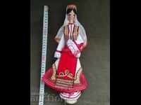 Wooden toy, figurine with costume