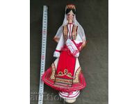 Wooden toy, figurine with costume