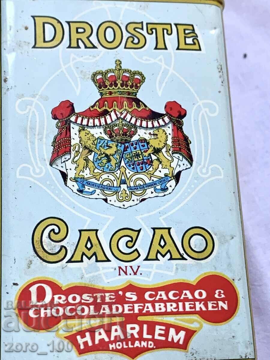 DROSTE CACAO vintage τσίγκινο κουτί - 6 DROSTE CACAO vintage τσίγκινο κουτί - 6