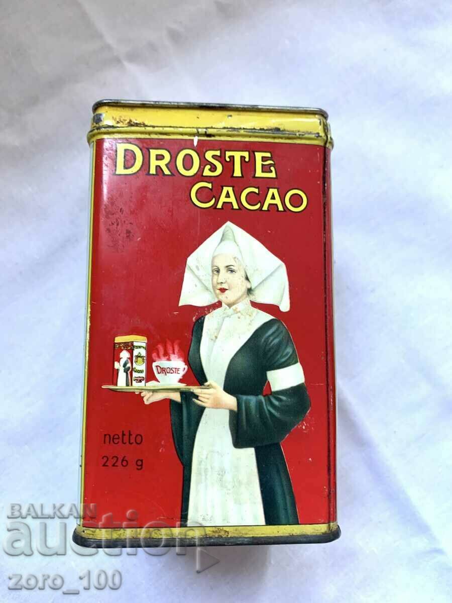 Cutie de tablă vintage DROSTE CACAO