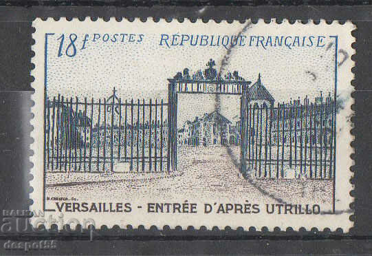 1954. Γαλλία. Κάστρο των Βερσαλλιών - ένα νέο χρώμα.