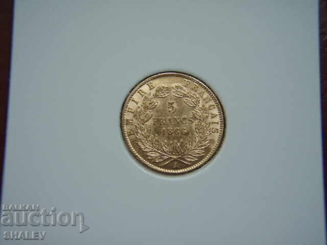 Auction 5 Francs 1866 A France (5 Francs France) - AU (gold) Auction 5 Francs 1866 A France (5 Francs France) - AU (gold)