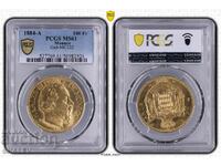 100 Francs 1884 A Monaco - PCGS MS61 (Gold)