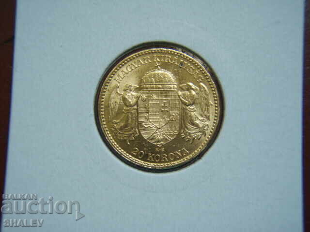 Delivery of 20 Korona 1893 Hungary (20 corona Ungaria) - AU (gold) Delivery of 20 Korona 1893 Hungary (20 corona Ungaria) - AU (gold)