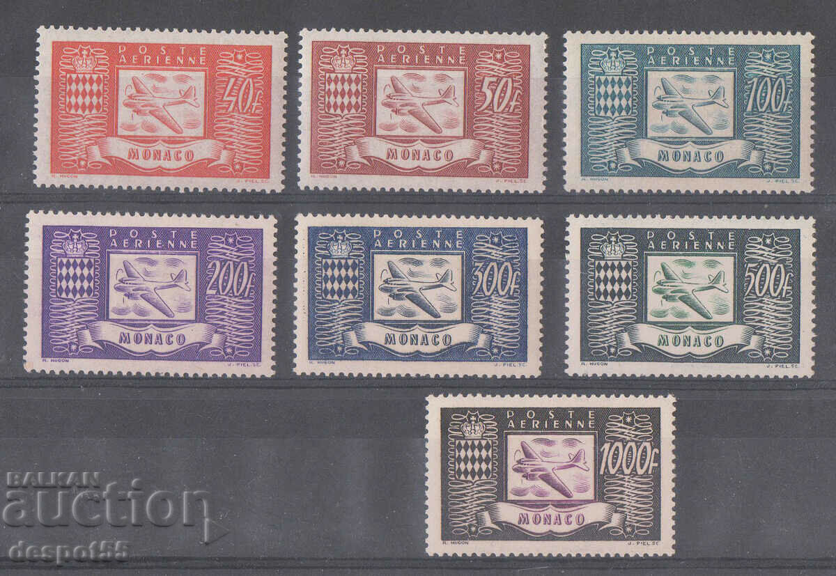 1946-49. Monaco. Air mail.