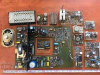SCRAP BOARDS ELEMENTS FROM A WORKING SOFIA 81 TV