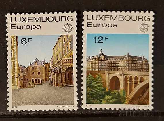 Люксембург 1977  Европа CEPT Сгради MNH