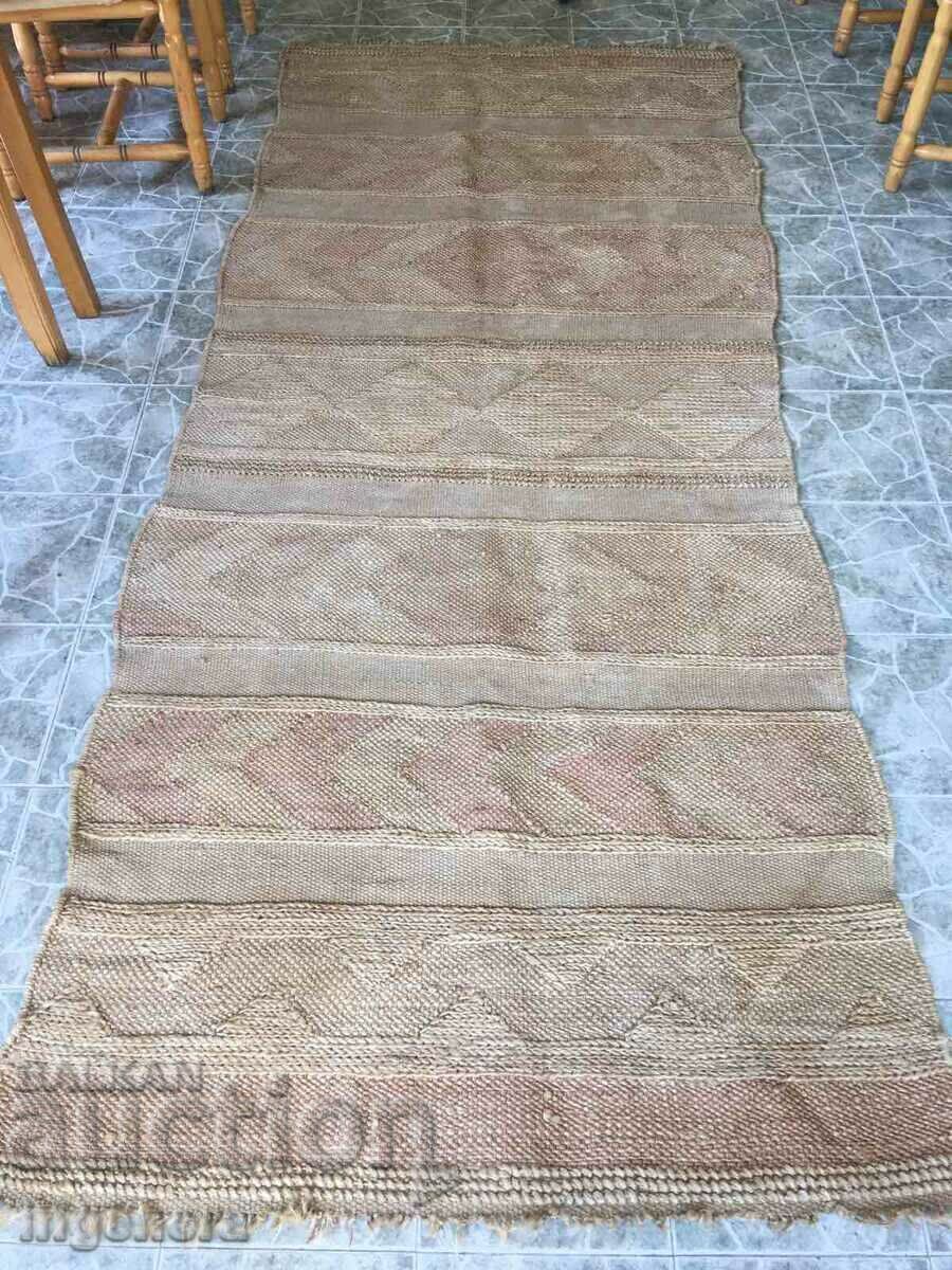 HEMP WOVEN LINEN PATH THICK AND HEAVY ANTIQUE