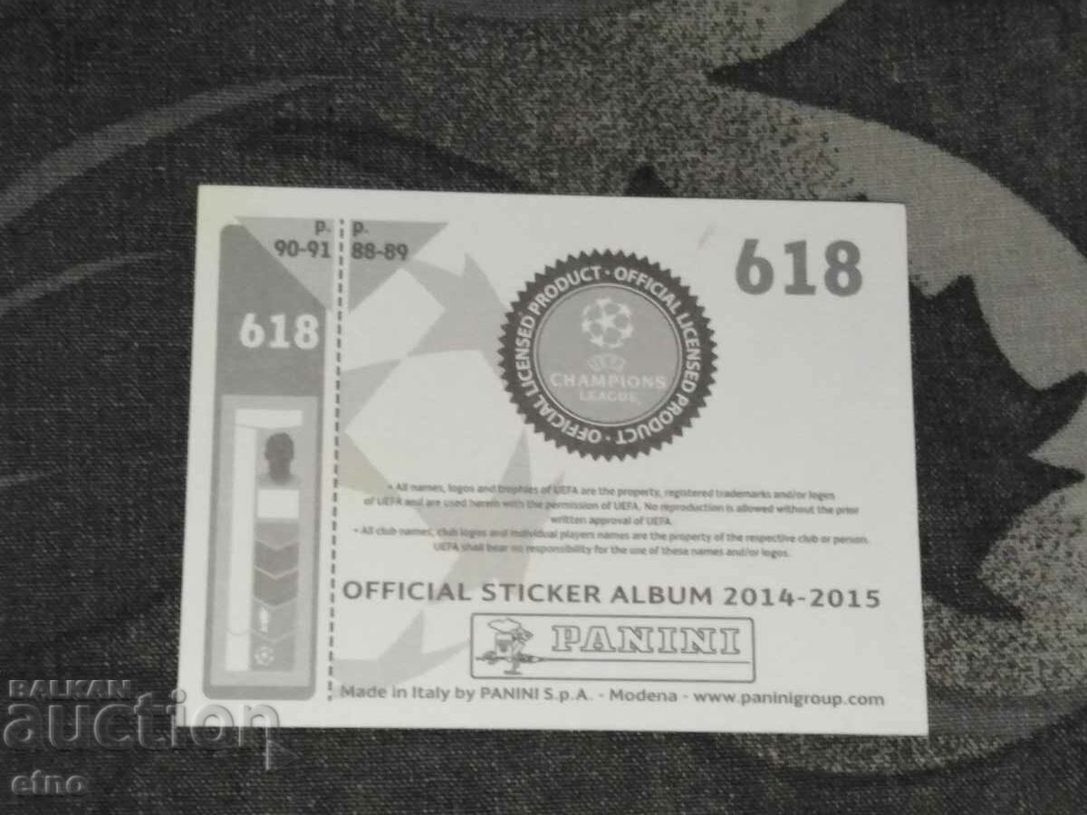 Auction PANINI, Old football player stickers, football, pictures Auction PANINI, Old football player stickers, football, pictures