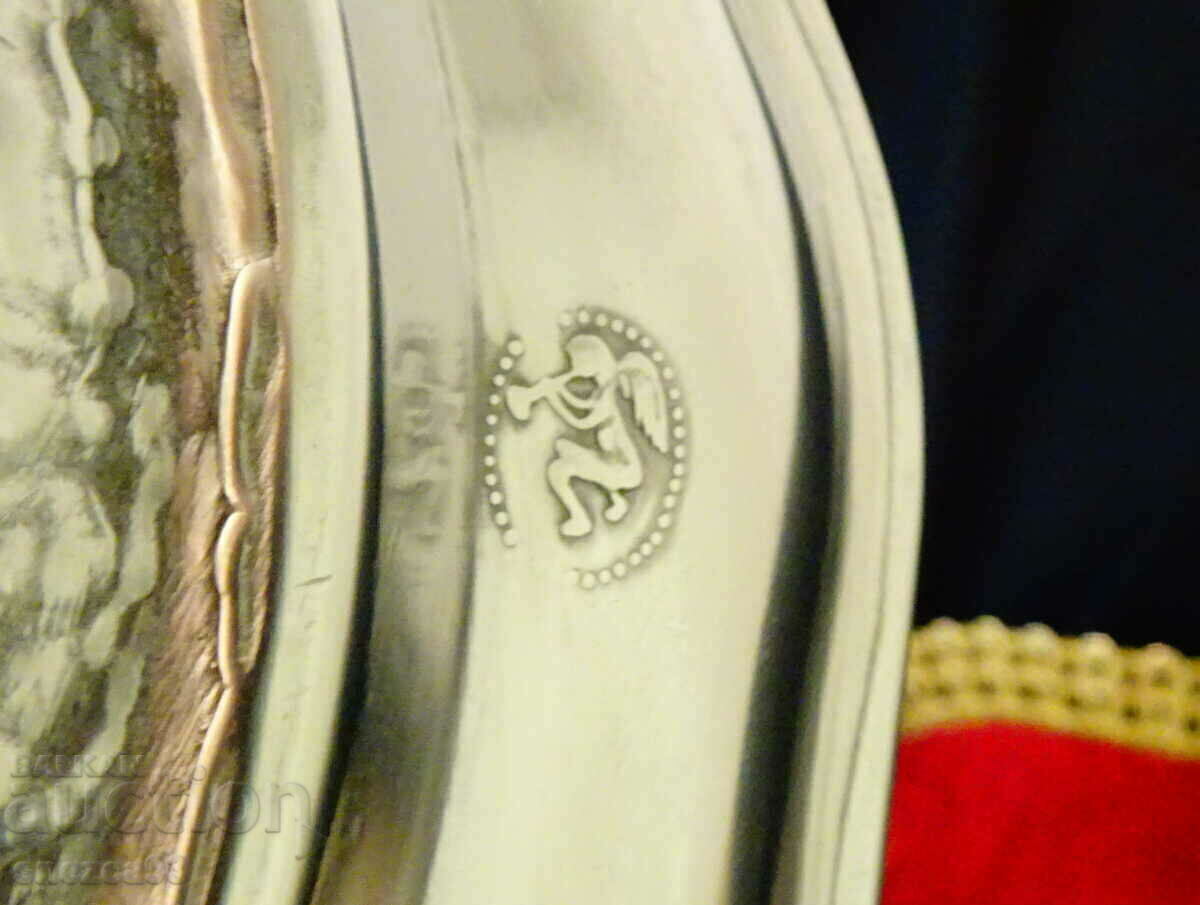 Πλάκα τοίχου, τσίγκινο πάνελ με αγριόγιδα, Cassowary. - 5 Πλάκα τοίχου, τσίγκινο πάνελ με αγριόγιδα, Cassowary. - 5