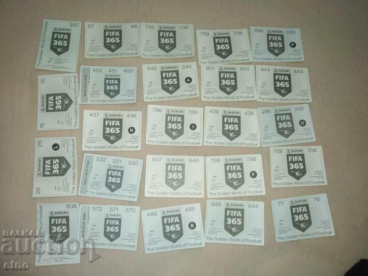 PANINI, 24 pcs. Old stickers of football players, football, pictures with price 15.00 BGN | € 7.67 PANINI, 24 pcs. Old stickers of football players, football, pictures with price 15.00 BGN | € 7.67