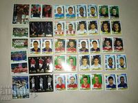 PANINI, 24 pcs. Old stickers of football players, football, pictures