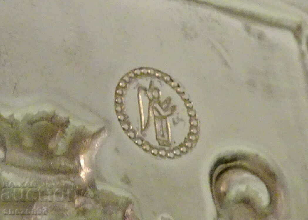 Wall plate, tin panel with Lion, anchor, coat of arms. - 5 Wall plate, tin panel with Lion, anchor, coat of arms. - 5