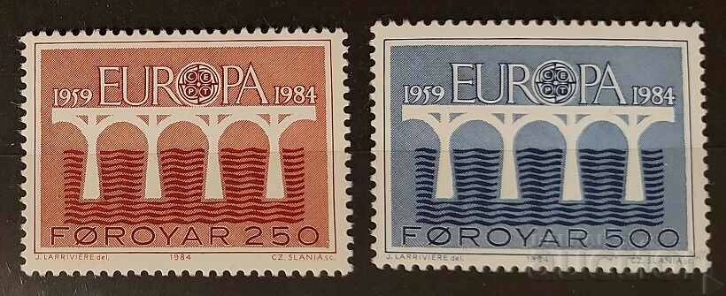 Фарьорски острови 1984 Европа CEPT MNH