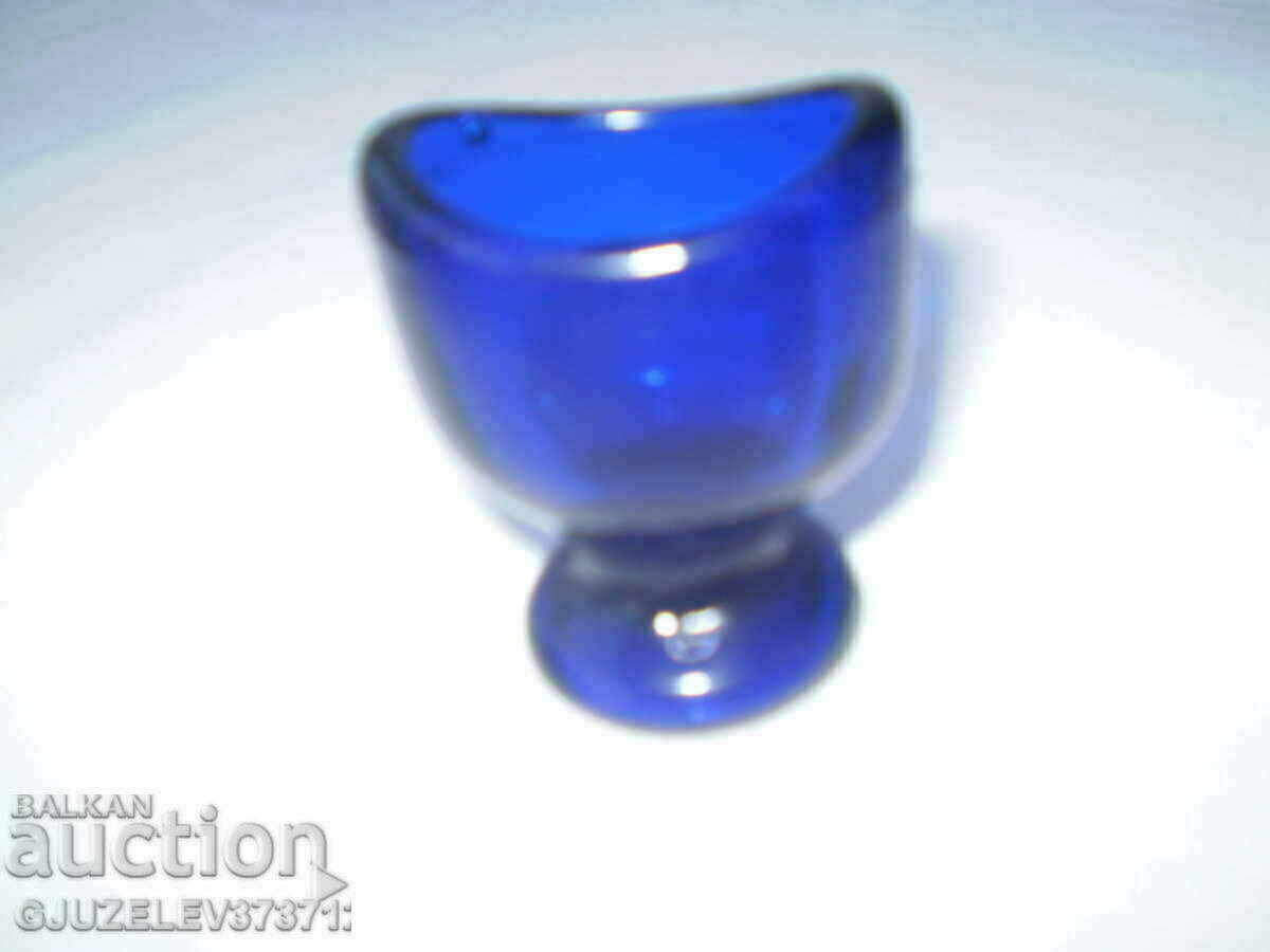 19th Century Antique Medical Blue Glass Eye Cup with price 150.00 BGN | € 76.69 19th Century Antique Medical Blue Glass Eye Cup with price 150.00 BGN | € 76.69