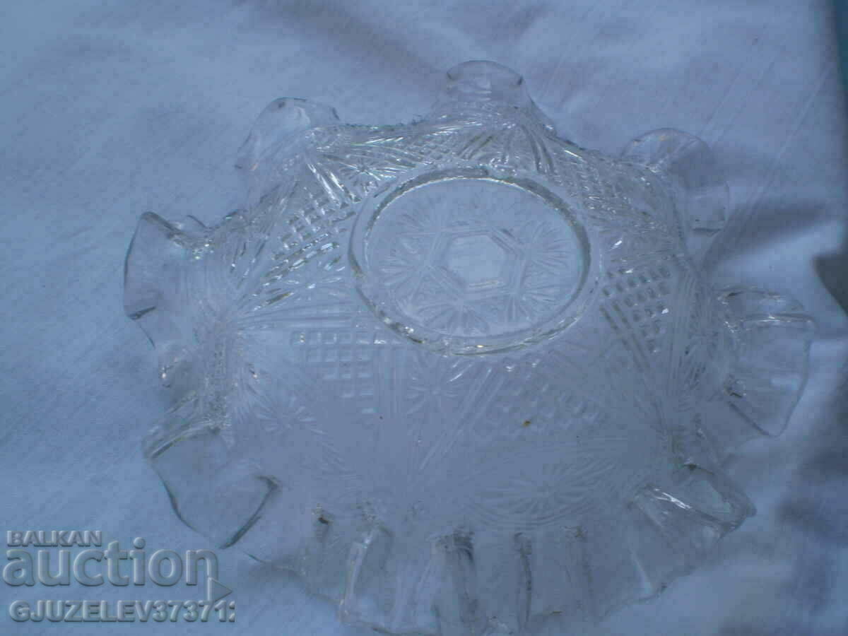Auction RARE antique art nouveau clear glass candy bowl Auction RARE antique art nouveau clear glass candy bowl