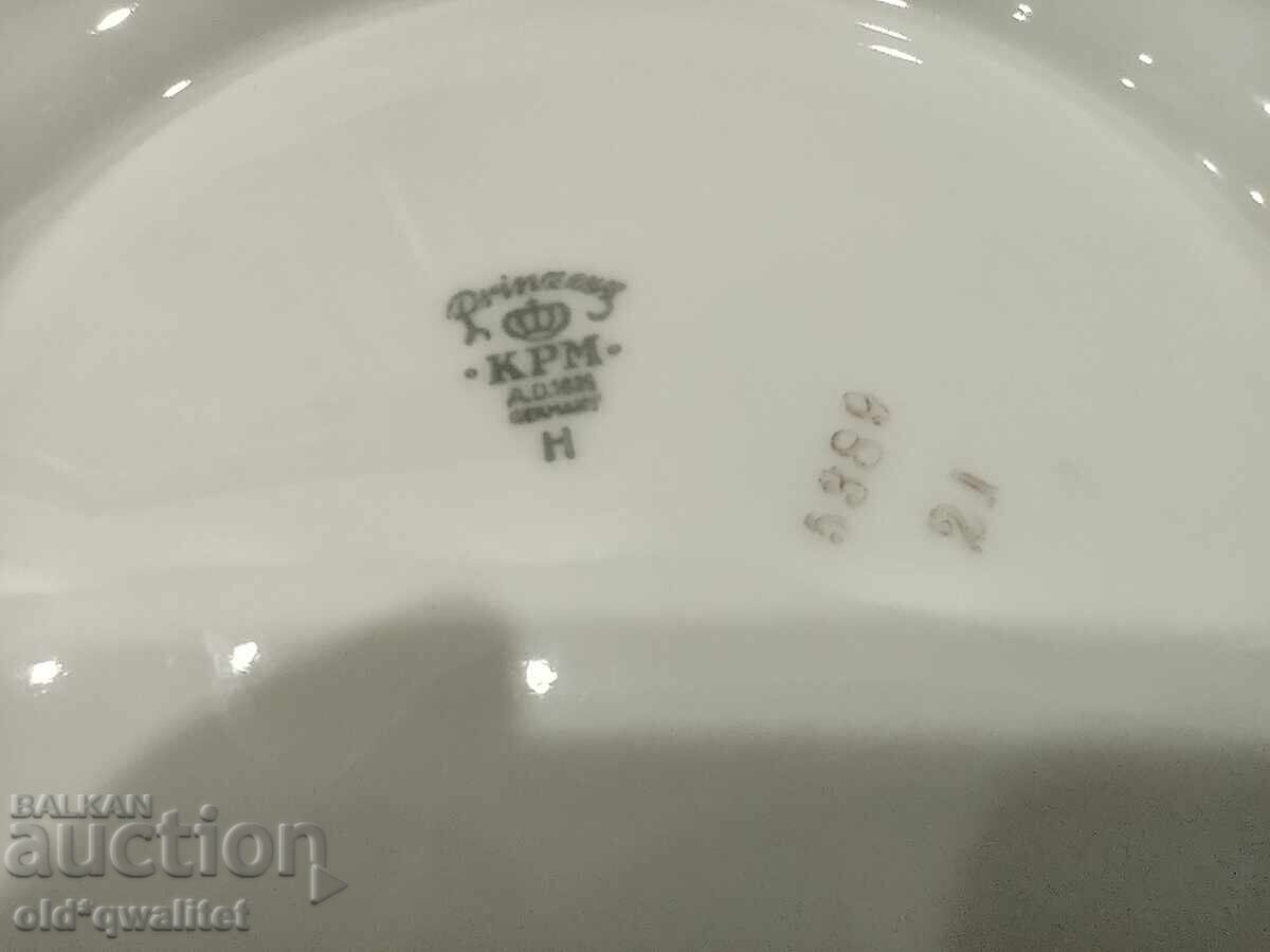 Porcelain KPM Germany, tureen, marked - 7 Porcelain KPM Germany, tureen, marked - 7